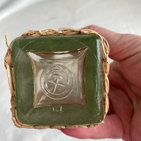 Set Of 4 Wicker Rattan Wrapped Bud Vases Clear‎ Glass Coastal Boho Neutral Decor - Picture 10 of 12